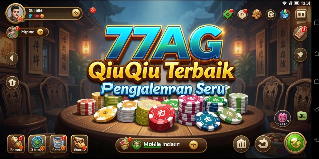 Gameplay seru dalam permainan QiuQiu 77AG.