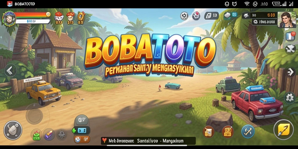 Tampilan gameplay BOBATOTO yang menyenangkan dan menghibur.