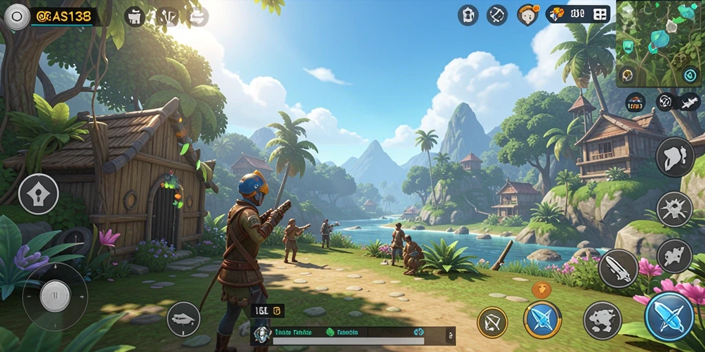 Tampilan gameplay GAS138 yang menakjubkan di dunia terbuka.