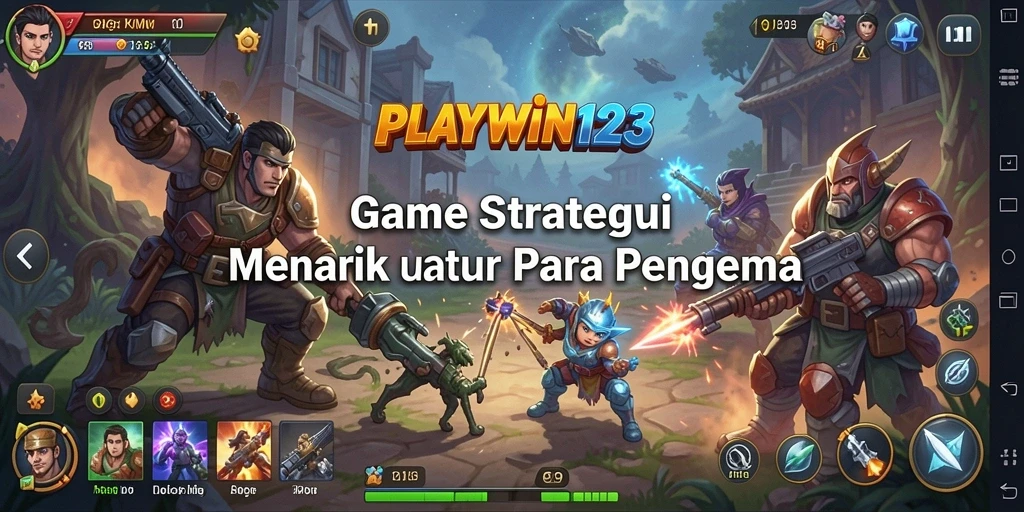Screenshot gameplay yang menunjukkan aksi strategis dalam PLAYWIN123.